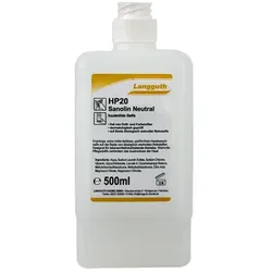 Langguth HP20 Sanolin neutral 500 ml Flüssigseife Fuß-Patrone geruchsneutral