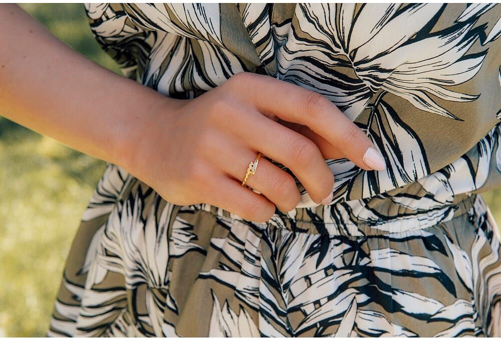 Bague Impala En Plaqué Or Femme
