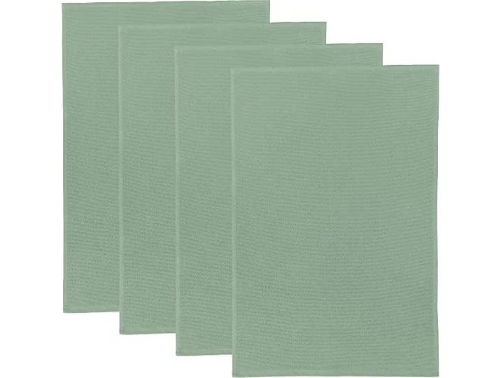 Erwin Müller Reinigungstuch, Putztuch, Multifunktionstuch 4er-Pack jade Größe 50x70 cm - saugstark, zum Putzen oder Staubwischen, robust und langlebig, mit Frottierseite