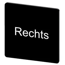 Siemens Dig.Industr. Bezeichnungsschild 3SU1900-0AE16-0AH0