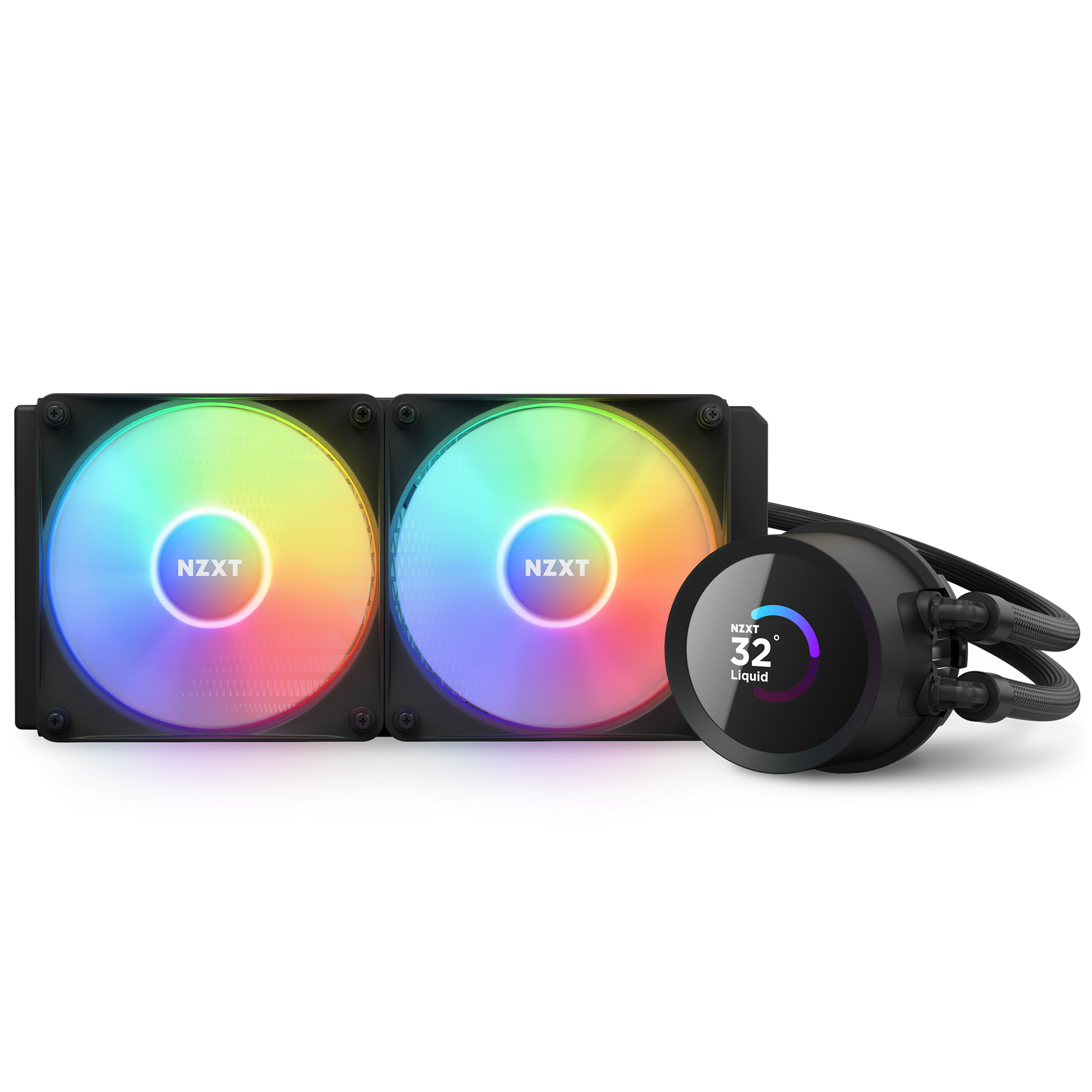 NZXT Kraken 240 RGB, schwarz Wasserkühlung für AMD und Intel CPU