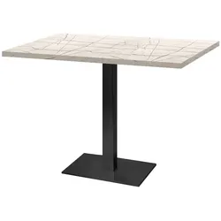 RestooTab - Tisch Milan 120x70cm Dekor Marmor Maia