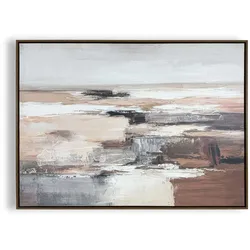 Leinwandbild OPEN HORIZON (BHT 100x78x3,80 cm) - braun - BHT 100x78x3,80 cm