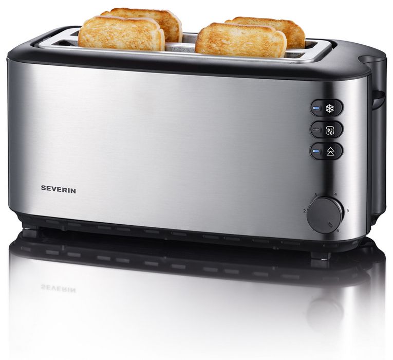 Severin AT2509 Toaster 1400 W 4 Scheibe(n) (Edelstahl) AT 2509
