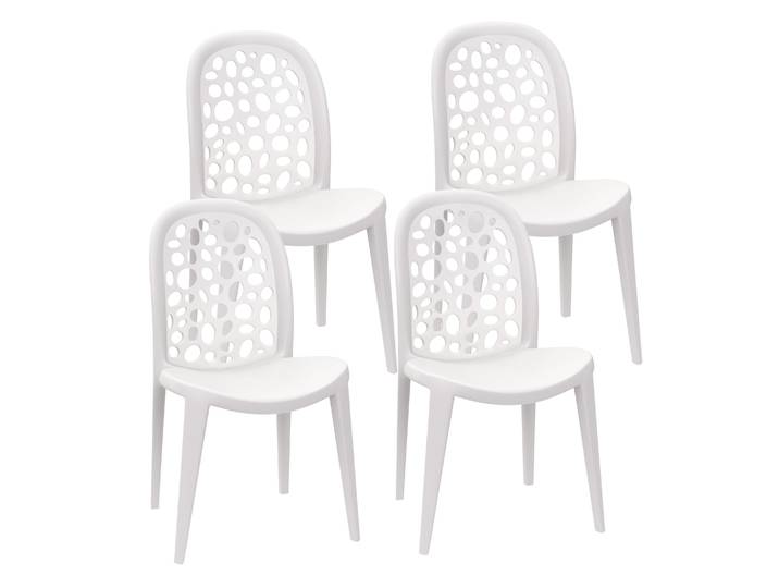 Gartenstuhl LONA 4er Set weiss