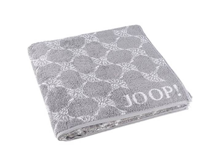 Joop 1611 Handtuch Kornblumen, Baumwolle, Silber, Badetuch 80 x 150 cm