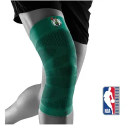 BAUERFEIND SPORTS NBA Kompressions-Kniebandage Grün, Boston Celtics S