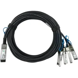 BlueLAN Dell 470-ABOS kompatibles QSFP28 DAC SC282701L2M26, Transceiver, Schwarz
