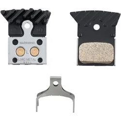 Scheibenbremsbeläge Shimano L04C Metall mit Kühlrippen