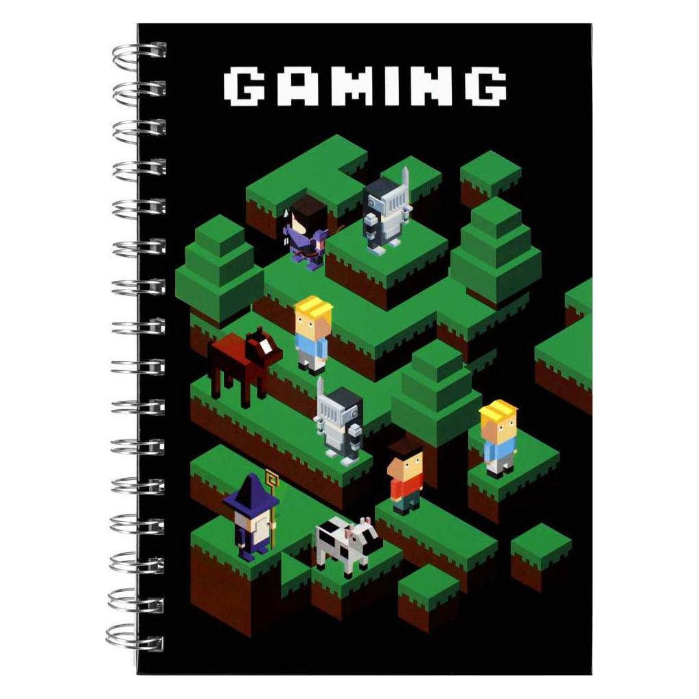 Starpak A5-Pixelspiel-Spiralnotizbuch (A5, Liniert, Harter Einband) (47597668)