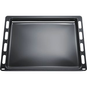 Bosch Backblech 00748225, HEZ431001, schwarz, aus Emaille, 44,1 x 37 cm, Rand 2,5 cm hoch