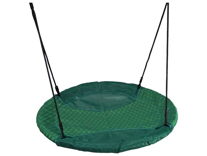 Nestschaukel, Grün, Metall, Kunststoff, 100x6x100 cm, EN 71, CE, Freizeit & Co, Outdoor-Spielzeug, Schaukel