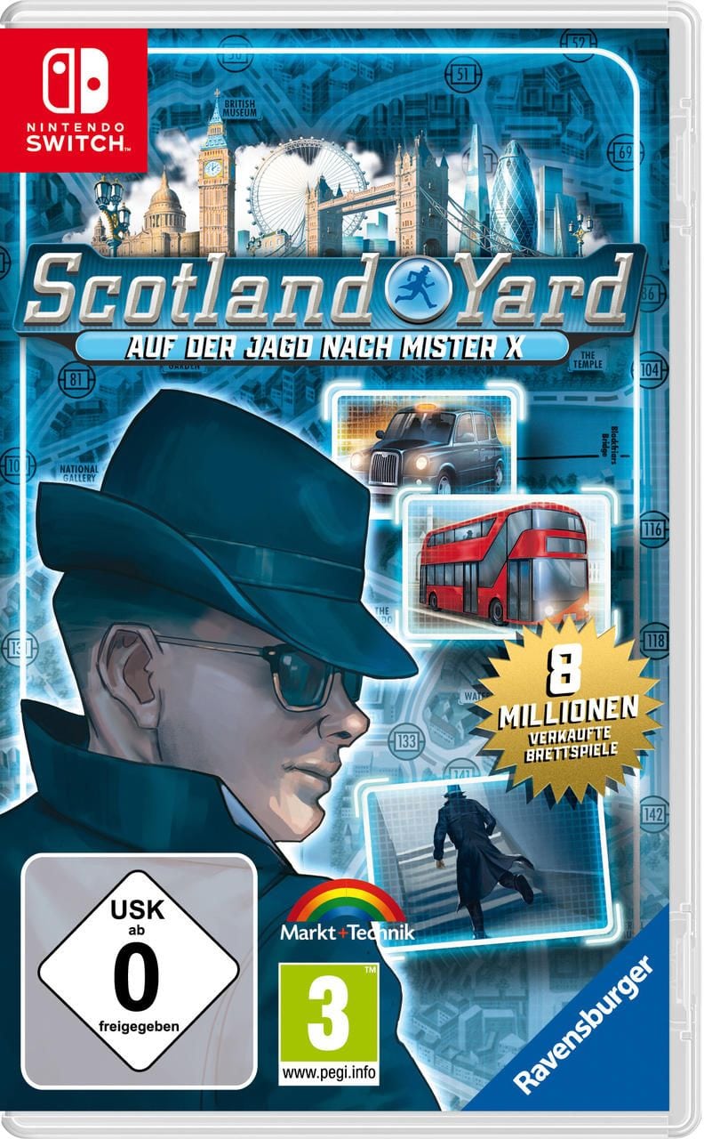 ak tronic Scotland Yard - Auf der Jagd nach Mister X (Nintendo Switch) 12301