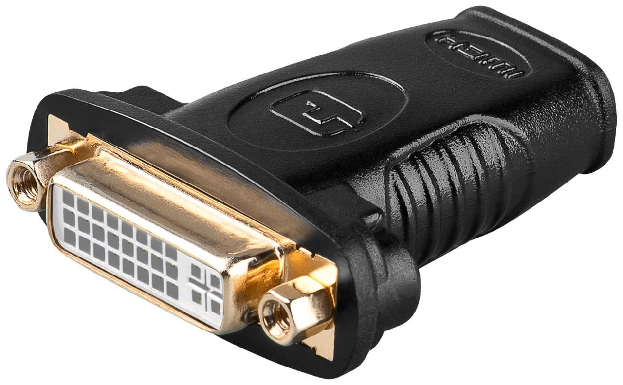 Goobay HDMI naar DVI adapter, 19-polig, verguld