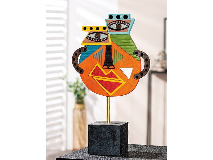 Objet déco Kupka 27 x 47 x 11cm Multicolore