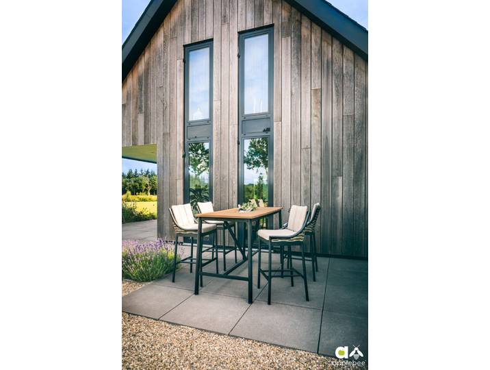 Apple Bee Milou Bartisch Aluminium/Teak