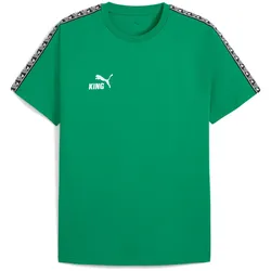 PUMA teamKING T-Shirt Herren 05 - sport green/puma white/puma black S