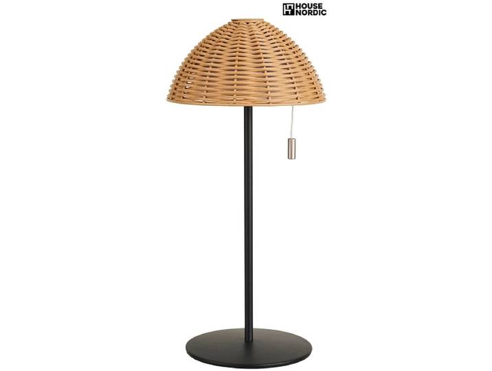 HOUSE NORDIC LED Lampe Über USB aufladbar WIGAN 21cm 1.6W schwarz