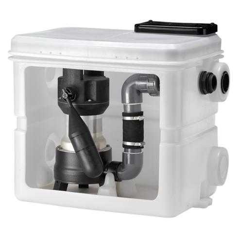 JUNG Überflurbehälter Hebefix 100 ohne Pumpe für Abwasser bis 80 Grad (JP09348)