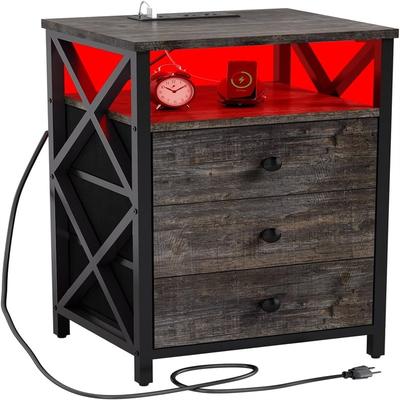 No Nightstand with Charging Station