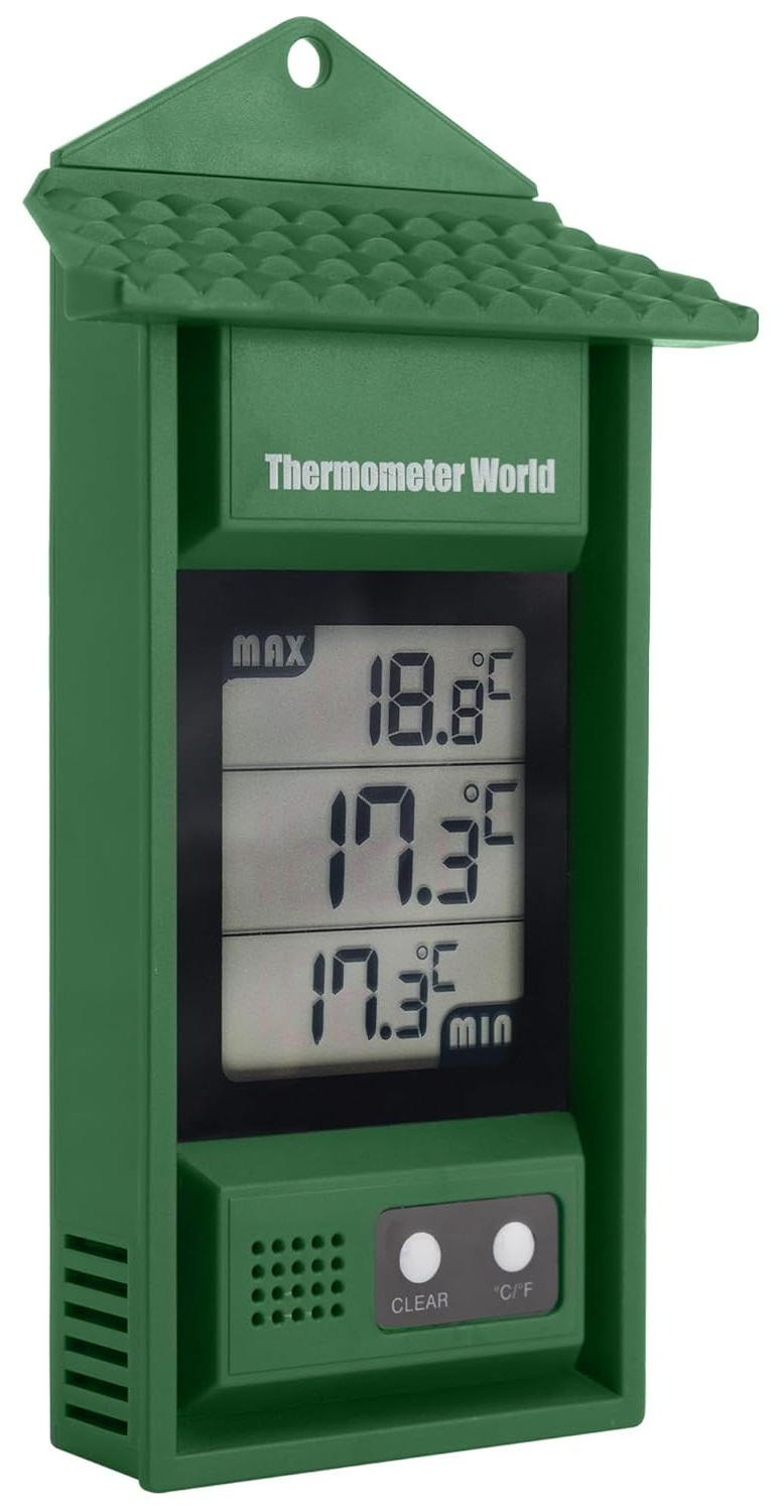 HOMEDE Digitale thermometer met minimum- en maximumwaarden voor kassen