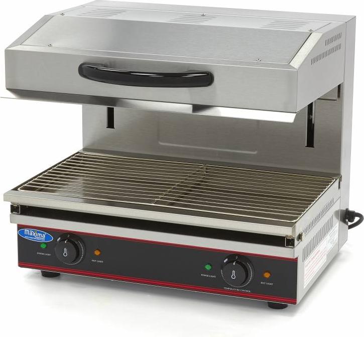 Maxima - Gastro Salamander Grill - 59 x 32 cm - 3600W - mit Aufzug