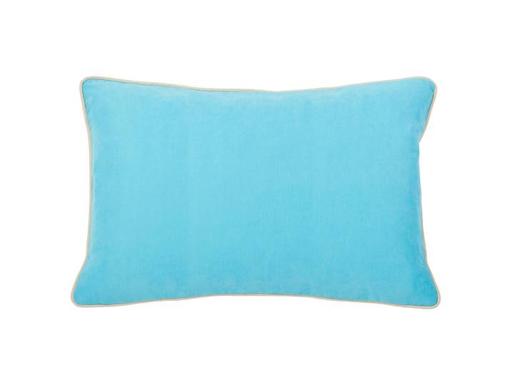 Housse de coussin Joy Bleu/Bleu 40 x 60cm Velours