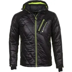 Peak mountain, Herren, Skijacke, Cybrid (XXL), Schwarz
