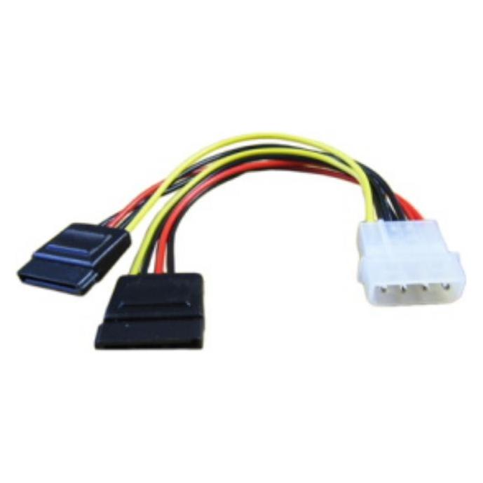 Cables Direct CDL Molex to Two SATA Power Split (SATA) (88RB-415)