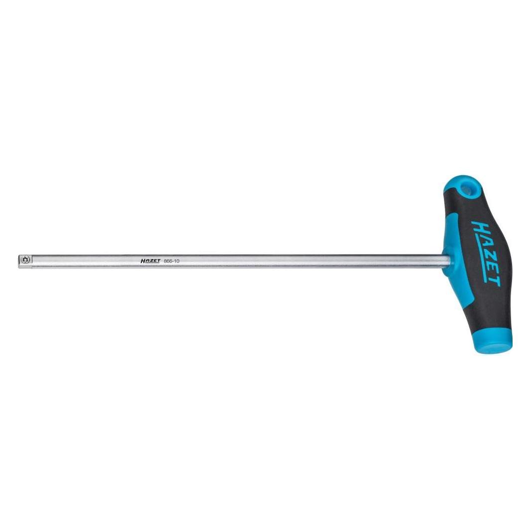 Hazet Steckgriff mit T-Griff 866-10 Vierkant 6,3 mm (1/4 Zoll) 295 mm (866-10)