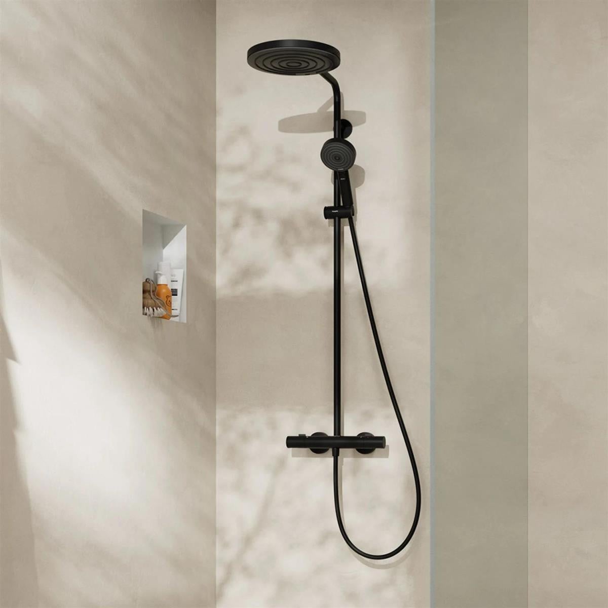 Hansgrohe Pulsify Doucheset, mat zwart