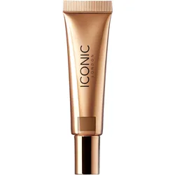 Iconic London, Highlighter + Bronzer, Sheer Bronze Lightweight Liquid Buildable Bronzer - Cruelty Free (Spiced Tan, Sunset Bronze, Bronzer, 12.50 ml)