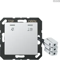 Jung Hotelabdeckung mit LED-Einheit 230V A CU KO5 M 230 AL