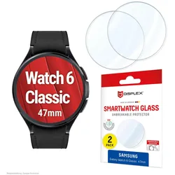 DISPLEX Unzerbrechliches Smartwatch Glass für Samsung Galaxy Watch 6 Classic (47mm)