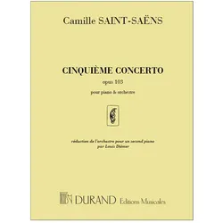 Concerto no.5 op.103 pour piano et orchestre réduction pour 2 pianos, Fachbücher von Camille Saint-Saens