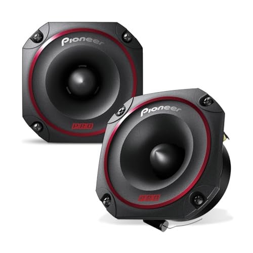 Pioneer TS-B351PRO P.R.O. Series Bullet Tweeter met Titanium membraan, 300W Max vermogen (Paar)