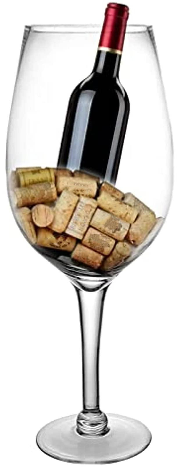 Dripio Groot wijnglas van loodvrij kristalglas, 2500 ml
