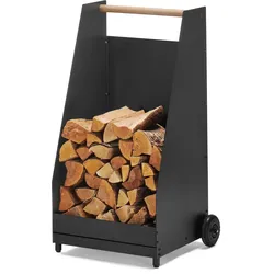 Tchibo - Kaminholzwagen - 56x45x95cm - schwarz -