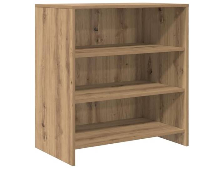 KGFHERENB Sideboard Braun 70x41x75 cm Holzwerkstoff Kommode Anrichte Kompakter Beistellschrank in Rustikal-Optik mit Ablagefächern für Wohnzimmer und Flur. Stabil und pflegeleicht.