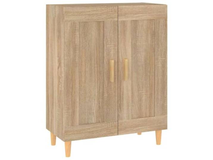 HGFDVCMR Sideboard Sonoma-Eiche 69,5x34x90 cm Beistellschrank Kommode Eleganter Beistellschrank in Sonoma-Eiche für Wohnzimmer & Flur, 69,5x34x90 cm Holzwerkstoff Kommode mit Fächern.