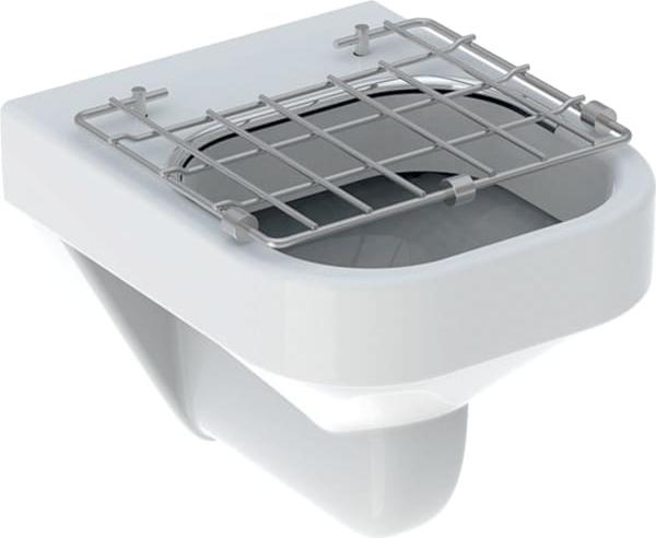 Geberit Wandausguss Publica 40x37x49cm, m Edelstahlklappr., w K-Tect