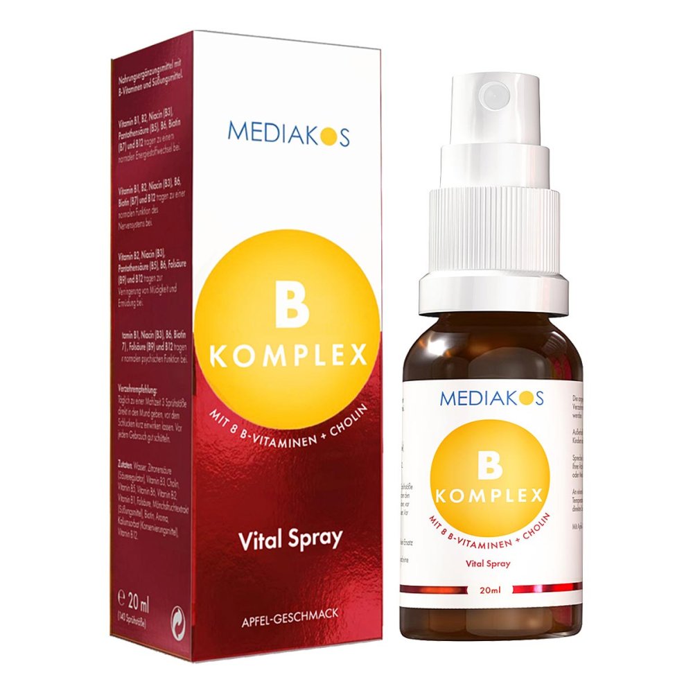 Mediakos GmbH Vitamin B Komplex Mediakos Vital Spray Vegan 18299778