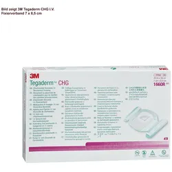 3M Tegaderm CHG I.V. Fixierverband 7 x 8,5 cm (25 Stck.)