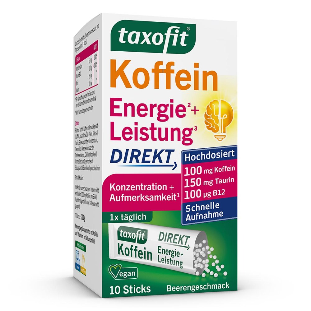 MCM KLOSTERFRAU Vertr. GmbH Taxofit Koffein B12 Energie Direkt Granulat 02053271