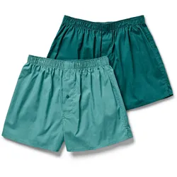 Tchibo - 2 Web-Boxershorts - Herren - Gr. Xl/7 - petrol