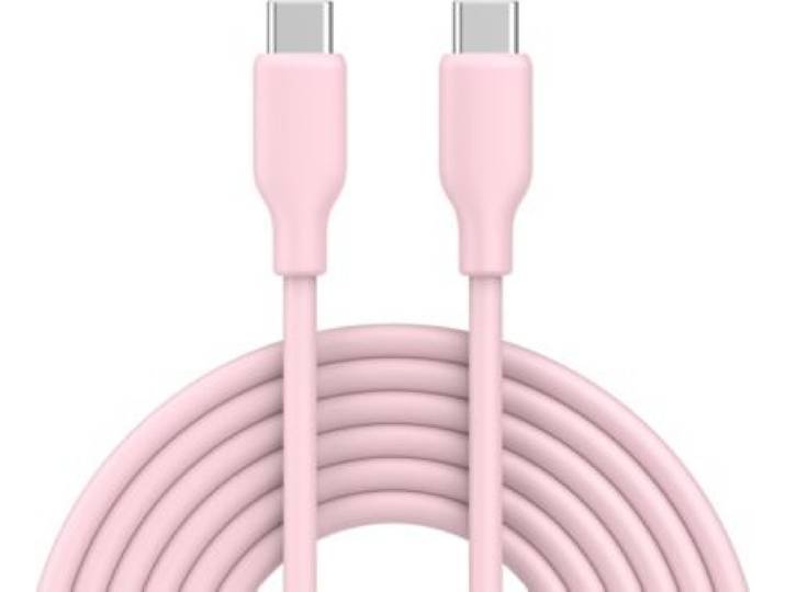 Essentielb - Câble De Charge Vers Usb-C Silicone 2m Rose