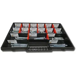 300 tlg Zylinderschrauben Sortiment  M5 // 6mm-60mm Schrauben Set Schraubenbox DIN 912/ISO4762 Bolzen Vollgewindeschrauben Maschinenschrauben Gewindeschrauben Zylinderkopfschrauben