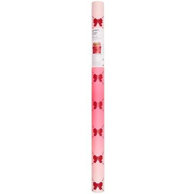 Geschenkpapier Pixel Schleifen, Neon Pink,