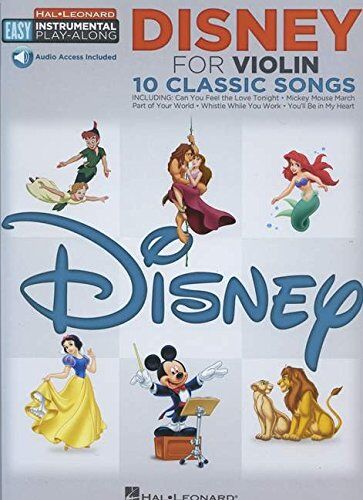 Hal Leonard - Easy Instrumental Play-Along: Disney For Violin (Hal Leonard Easy Instrumental Play-Along) - Preis vom 12.10.2026 11:37:12 h