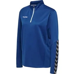 hummel Hmlauthentic Half Zip Sweatshirt Wo - Damen - true blue -